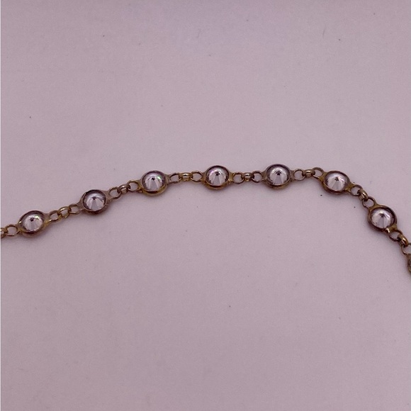 Sterling crystal necklace - Picture 2 of 4